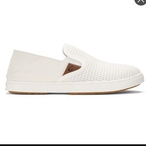 Olukai Pehuea Women’s bright white slips sneakers